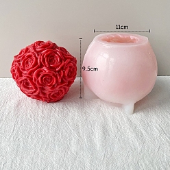 Flower Food Grade Silicone Candle Molds, For Candle Making, Flower, 11x9.5cm