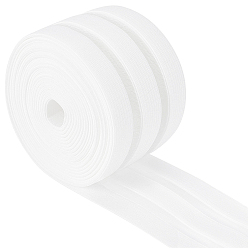 White Flat Elastic Rubber Cord/Band, Webbing Garment Sewing Accessories, White, 50mm