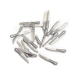 Античное Серебро 100шт. сплав серебра миниатюрные украшения, аксессуары для домашнего кукольного домика с микро-ландшафтом, притворяясь опорными украшениями, нож, античное серебро, 21x3x1 мм