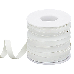 Белый 27м плоский эластичный шнур из синтетической резины, принадлежности для шитья купальников, белые, 8x0.5 мм