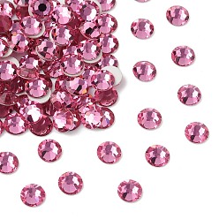 70010 Rose Preciosa® maxima crystal без горячей фиксации плоские камни, чешский хрусталь, срыв твердой мозговой оболочки, круглый(438 11 615 шатон-роза), 70010 роза, ss 6 (1.9~2.1 мм)