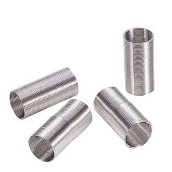 Platinum Carbon Steel Memory Wire, Platinum, 20x0.6mm, 1620 circles/250g