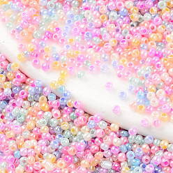 (52) Непрозрачная лаванда 13/0 стакан бисер, Цейлон, круглое отверстие, круглые, разноцветные, 13/0, 2~2.3x1.5 мм, отверстие: 0.8 мм, о 450 г / мешок