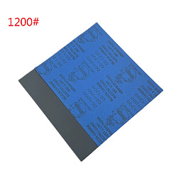 Серый Наждачная бумага прямоугольник, шлифовальные шлифовальные инструменты, серые, 1200 зернистость, 28x23x0.02 см