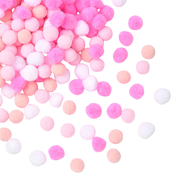 (52) Непрозрачная лаванда 400 шт. 4 стили для изготовления кукол своими руками, полиэфирный жемчуг, круглые, разноцветные, 18~20 мм, 100 шт / стиль