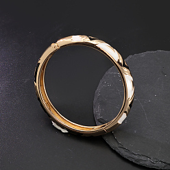 (52) Непрозрачная лаванда Латунные эмалевые браслеты для женщин, треугольные, реальный 18 k позолоченный, разноцветные, внутренний диаметр: 2-1/4 дюйм (5.8 см)