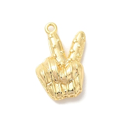 Настоящее золото 18K Латунные подвески, без кадмия, без никеля и без свинца, знак рабии, реальный 18 k позолоченный, 19x14x5 мм, отверстие : 1.4 мм