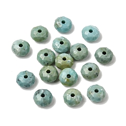 Кадет Синий Прозрачные акриловые бусины, рондель, граненые, кадетский синий, 8.5x5 мм, отверстие : 1.8 мм