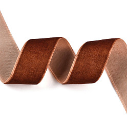 Сиена Бархатная лента, одна сторона, для подарочной упаковки, оформление партии, цвет охры, 1 дюйм (25 мм), о 10 ярдов / крен