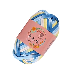 Васильковый Супермягкая полиэфирная пряжа, для ручного вязания толстой нити, васильковый, 23 мм