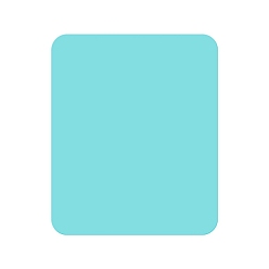 Rectangle Силиконовые коврики для уплотнения воска, инструмент для штамповки сургучной печати, бирюзового цвета, прямоугольные, 240x200 мм