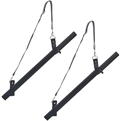 Черный Регулируемые ремни для средневекового меча из искусственной кожи, пояс меча лягушка, реквизит для костюмов, платина, чёрные, 720 мм