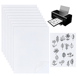 Белый Самоклеящийся нетканый материал, водорастворимые стабилизаторы для поделок своими руками, прямоугольные, белые, 20.7~20.9x15x0.04 см