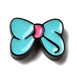 Bowknot Непрозрачные кабошоны из смолы, мультяшные кабошоны, для изготовления ювелирных изделий, бантом, 19x25x5.5 мм