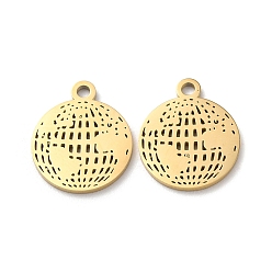 Золотой Ионное покрытие (ip) 304 брелоки из нержавеющей стали, ручная полировка, карта, золотые, 14.5x12x1 мм, отверстие : 1.6 мм