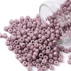 (766) Opaque Pastel Frost Light Lilac TOHO Round Seed Beads, Japanese Seed Beads, (766) Opaque Pastel Frost Light Lilac, 8/0, 3mm, Hole: 1mm, about 222pcs/bottle, 10g/bottle