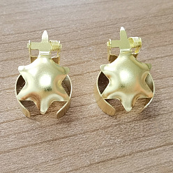 Золотой Металлический фитиль для свечи, аксессуары для свечей, звезда, золотые, 2.2 см