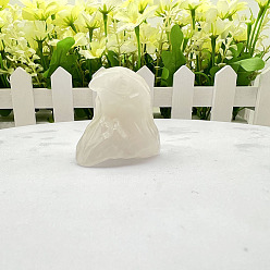 Хрусталь Скульптурные украшения из натурального кварцевого кристалла, для украшения стола домашнего офиса, орел, 30~40 мм