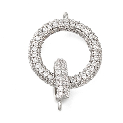 Платина Латунь кубического циркония раза по сравнению с застежками, без кадмия, без никеля и без свинца, кольцо, платина, 23 мм