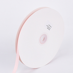 Light Salmon Polyester Ribbon, Herringbone Ribbon, Light Salmon, 1/4 inch(6mm), about 50yards/roll(45.72m/roll)