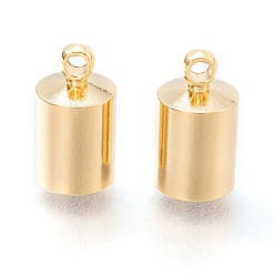 Настоящее золото 24K Латуни мозг заканчивается, долговечный, реальный 24 k позолоченный, 12.5x7 мм, отверстие : 1.6 мм, внутренний диаметр: 6 мм