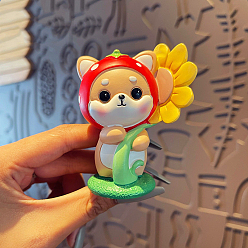 Клубника Украшения для дисплея автомобиля из мультфильма пвх, украшения для дома и офиса в машине, клубника, 60x42x84 мм