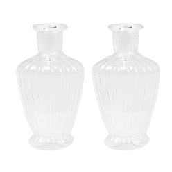 Прозрачный Прозрачные контейнеры для стеклянных шариков, вазы формы, прозрачные, 2.15x3.9 см, Внутренний диаметр: 0.56 cm