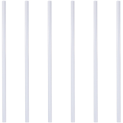 Прозрачный Акриловые стержни для дюбелей, круглые акриловые палочки для творчества, для леденцов, топпер для торта, глиняное ремесло, прозрачные, 306x10 мм