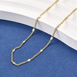 Настоящее золото 18K 2мм латунные звездочки витые цепочки ожерелья, без свинца и без кадмия, долговечный, стойки покрытие, реальный 18 k позолоченный, 17.48 дюйм (44.4 см)