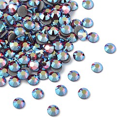 90110 200 Ruby AB Камни preciosa® crystal hotfix с плоской основой, чешский хрусталь, круглый(438 11 612 шатон роза вива 12 ®), 90110 200 рубиновый аб, ss 12 (3~3.2 мм)