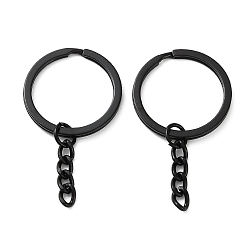 Черный Железа отделились брелоки, с цепями, чёрные, 50 мм