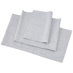 Light Grey Cotton Rib Fabric, Clothes Bag Accessories, Light Grey, 1300x200x0.8mm