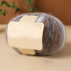 Верблюжий Пряжа мохер градиентного цвета, длинная шерстяная пряжа для вязания, для одежды шарфы свитера шали шапки, верблюжие, 50г/моток