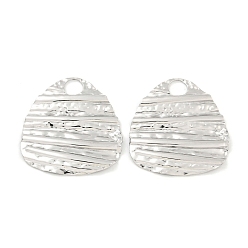 Нержавеющая Сталь Цвет Не тускнеющие 304 подвески из нержавеющей стали, треугольный шарм, , цвет нержавеющей стали, 33x31x3 мм, отверстие : 6 мм