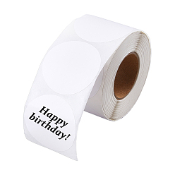 White Paper 
Label Stickers, with Heat-Sensitive Self-Adhesive Tape, White, 50mm, 600pcs/roll