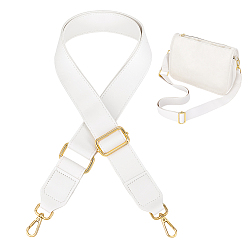 Белый Ремешки для сумок из искусственной кожи, Сплав с застежкой, для аксессуаров для замены сумок, белые, 830~1370 мм