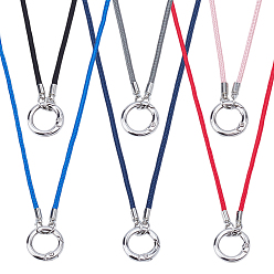 (52) Непрозрачная лаванда 6шт 6 цвета цепочки для очков, нейлоновый цепной ремешок на шею для очков, с медными застежками, разноцветные, 660 мм, 1 шт / цвет