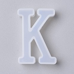 Letter K Силиконовые формы, формы для литья смолы, для уф-смолы, изготовление ювелирных изделий из эпоксидной смолы, буквы, letter.k, 4.1x2.8x1.1 см