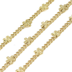 Золотой Ионное покрытие (ip) 304 бордюрные цепи из нержавеющей стали, с катушкой, пайки, золотые, 5.5x5.5x0.5 мм