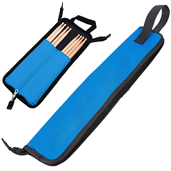 Blue Canvas Drum Stick Storage Bag, Protective Bag, Blue, 200x470x18mm