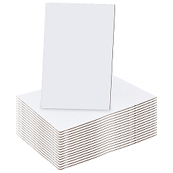 Rectangle 20шт. листов гофрированного картона, самодельный твердый картон, прямоугольные, 300x210x2.7 мм