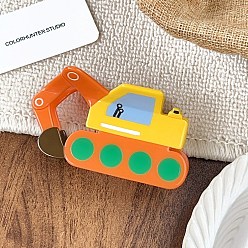 Оранжевый Заколки для волос из ацетата целлюлозы (смолы) whiy, аксессуары для волос для женщин и девочек, автомобиль, оранжевые, 94x53 мм