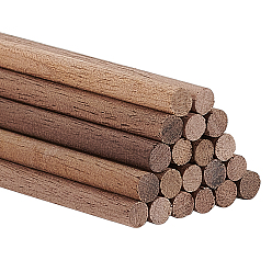 Светло-коричневый Палочки из черного ореха, товары для рукоделия, загар, 400x4 мм