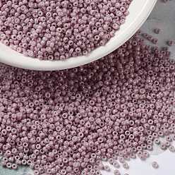 (RR599) Непрозрачный Античный Розовый Блеск Миюки круглые бусины рокайль, японский бисер, (rr 599) непрозрачный старинный блеск розы, 15/0, 1.5 мм, отверстия : 0.7 mm, около 250000 шт / фунт