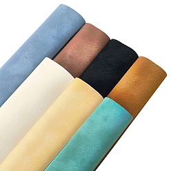 Gemischte Farbe 7 Stück 7 Farben mattierte PVC-Kunstlederstoffe, DIY Bastelbedarf, Gemischte Farbe, 330x200 mm, 1 PC / Farbe