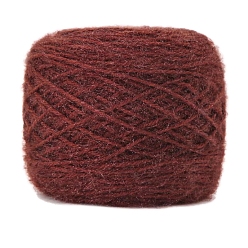 Темно-Красный Пряжа мохер, для ткачества, вязание крючком, темно-красный, 1.5~2 мм, около 150г/моток