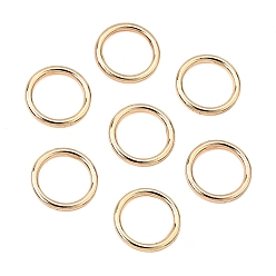 Light Gold Messing Verbinderring, runde Ringe, langlebig überzogen, Gestell, Licht Gold, 10x1.2 mm, Innendurchmesser: 7.5 mm