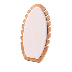 Pink Стеллаж для демонстрации бархатных и бамбуковых ожерелий, подставки для украшений для подвешивания ожерелий, розовые, 7x16x27 см