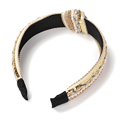 Морская Ракушка Пластиковые ленты для волос, со стразами, цвет морской раковины, 23~35 мм, внутренний диаметр: 119 мм