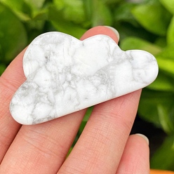 Говлит Резные фигурки из натурального хаулита для украшения домашнего рабочего стола, облако, 50 мм